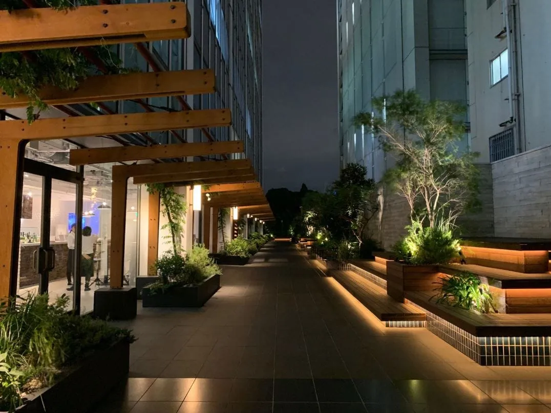 Exterior Lounge at Aoyama Building, Tokyo
