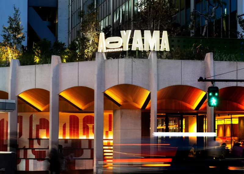 Exterior Pedestrian Lounge at Aoyama Building, Tokyo