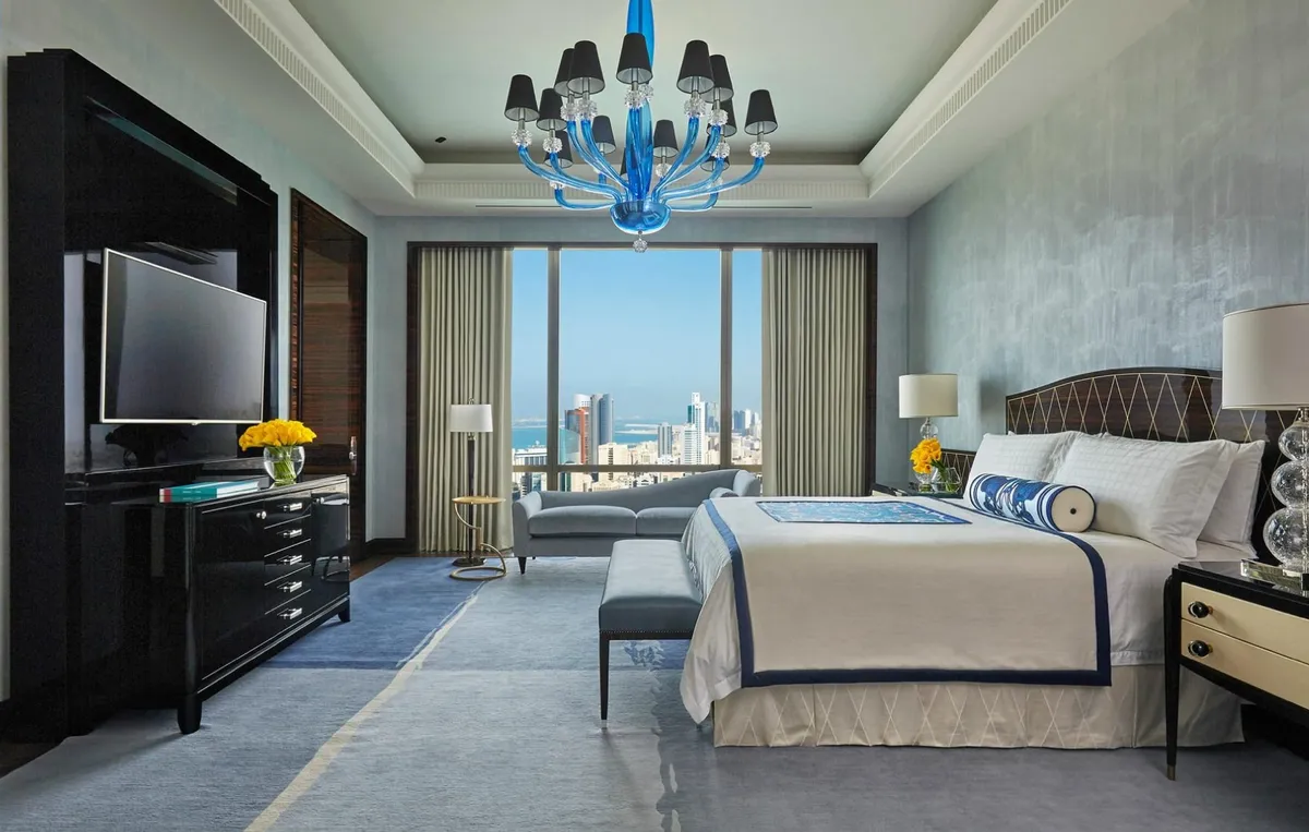 Presidential Suite Bedroom at Four Seasons Hotel Bahrain Bay