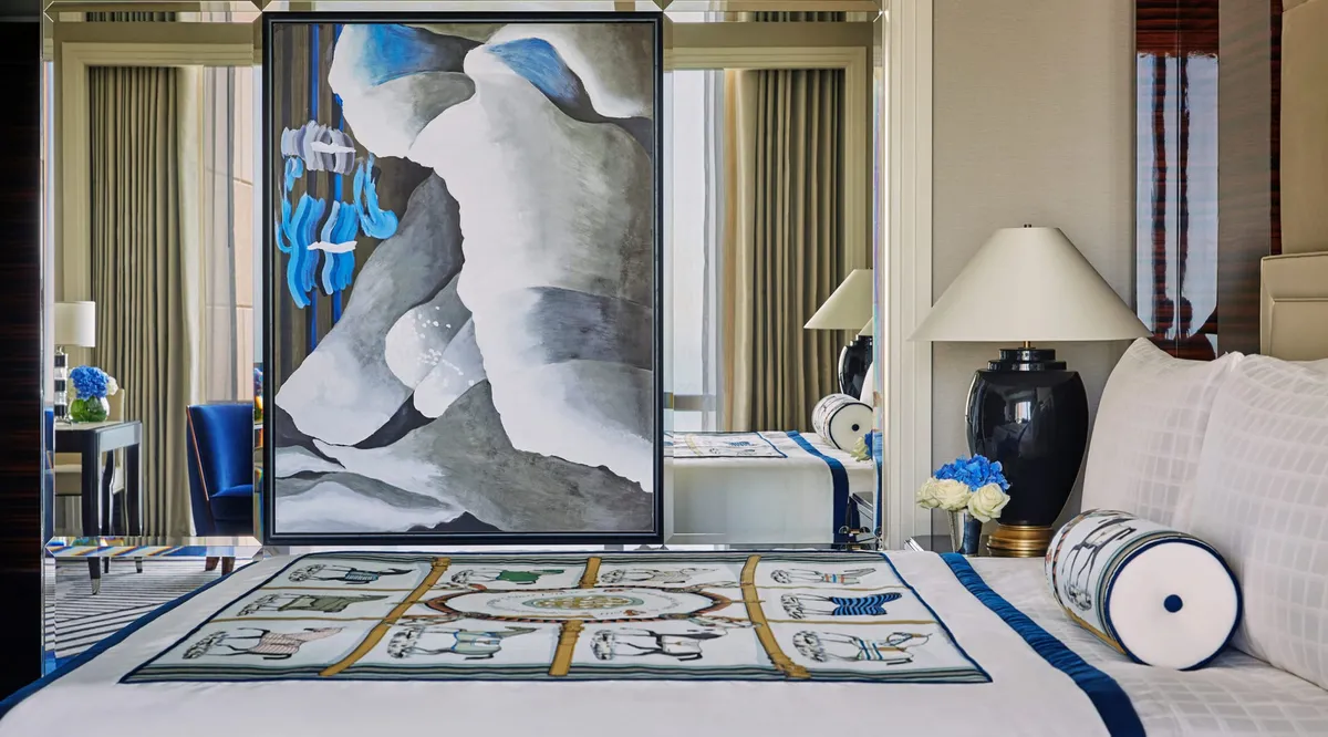 Presidential Suite, bedroom detail at Four Seasons Hotel Bahrain Bay