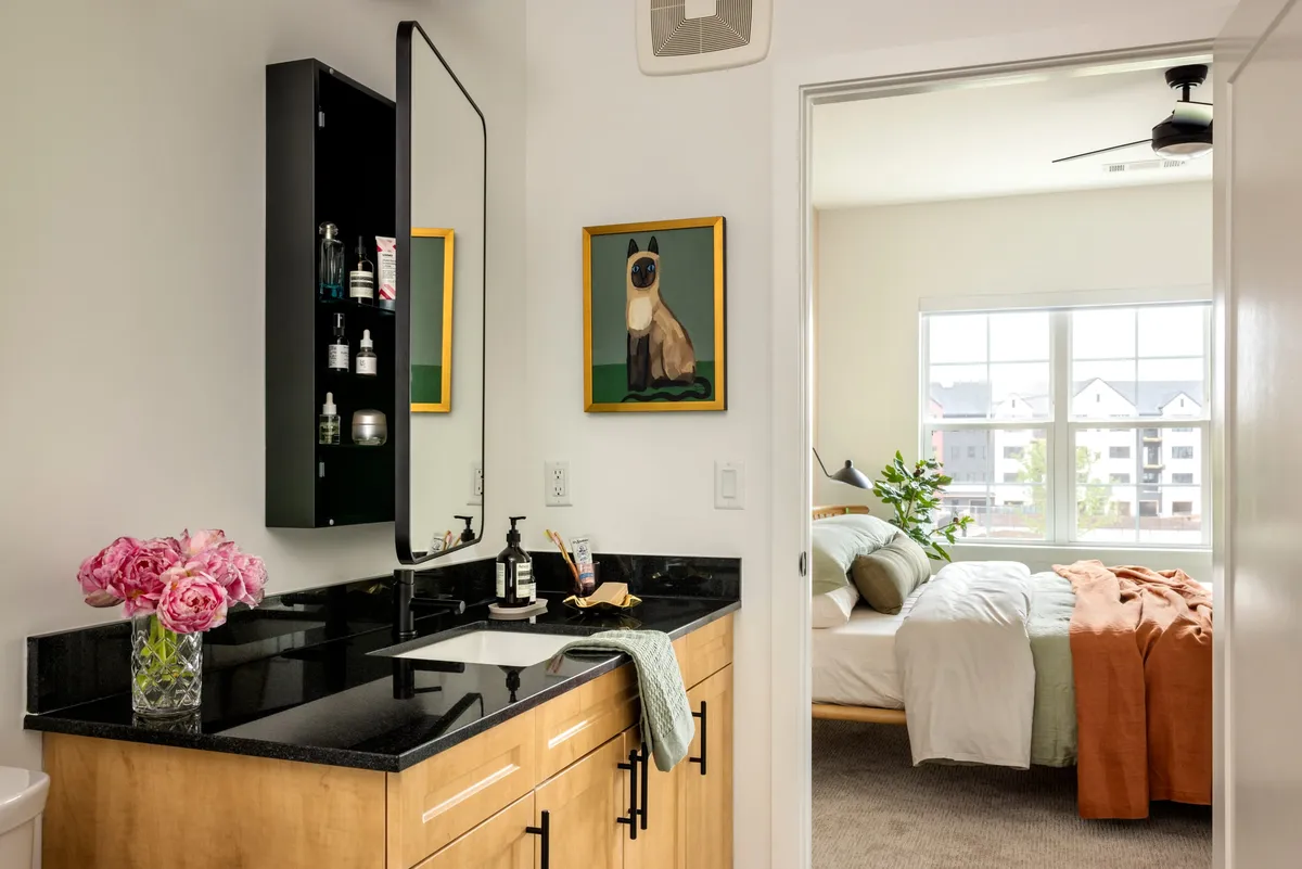 2BR Model Residence, Primary Bathroom at Hopewell, New Jersey