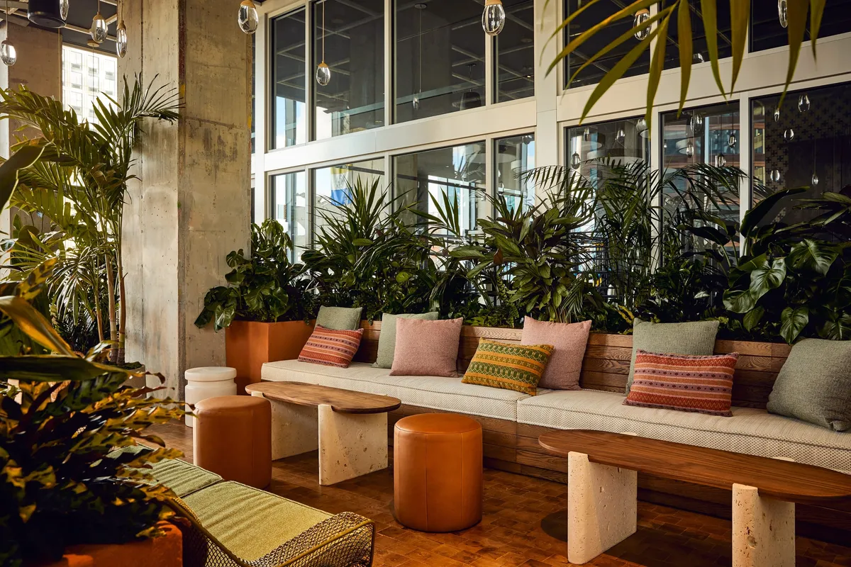 Winter Garden Lounge at Journal Squared Tower 3, Jersey City