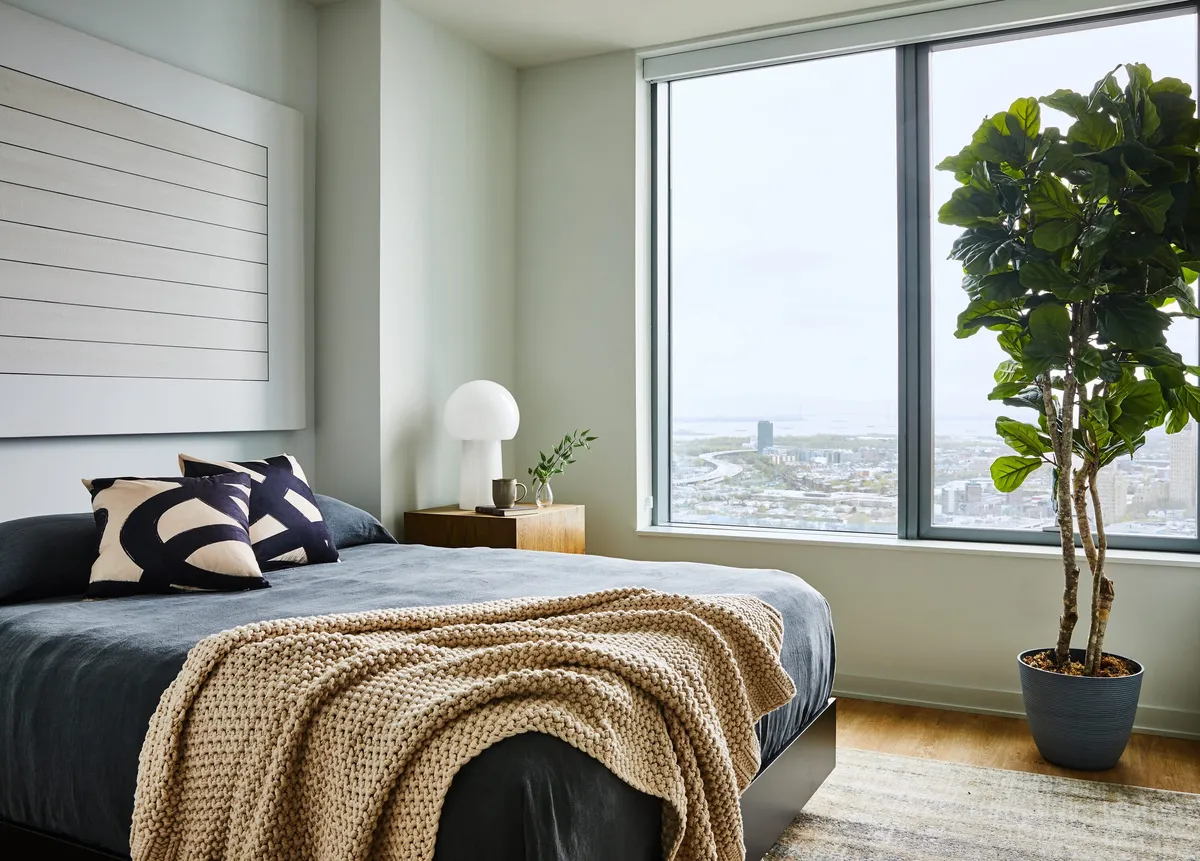 2BR Bedroom at Journal Squared Tower 3, Jersey City