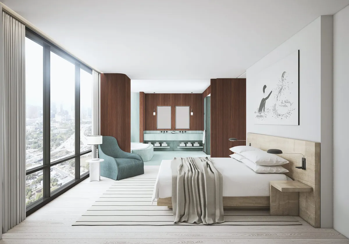 Typical Model Guestroom at The Tampa EDITION