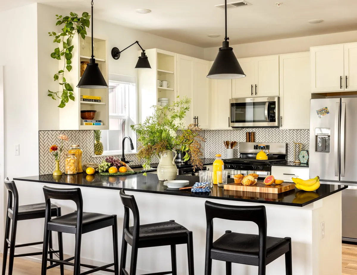 Model Residence, Kitchen at Valley View, East Hanover