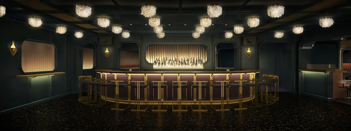 The Manor, bar aboard the Scarlet Lady